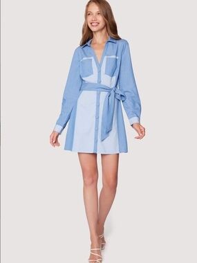 Lost + Wander Denim-Style Shirt Dress